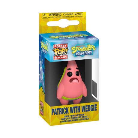 Funko Pocket Pop!: Spongebob- Patrick With Wedgie Vinyl Figure Keychain