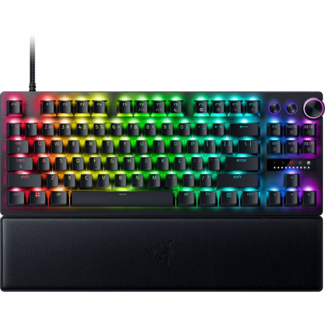 Razer Huntsman v3 pro Tenkeyless 8khz Analog - 8k Polling Rate - rgb Optical Gaming Keyboard - rapid