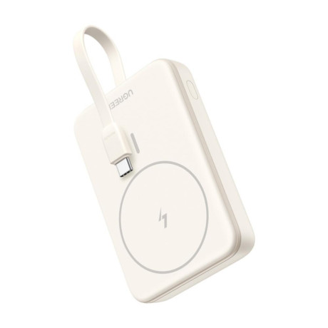 Ugreen Μαγνητικό Powerbank 10000mah Pb760 Ενσωματωμένο Καλώδιο 20w Μπεζ (35341b) (Ugr35341b)