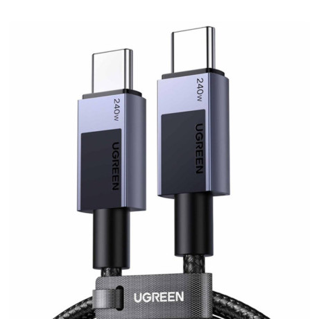 Ugreen L513 Καλώδιο usb-c σε usb-c Power Delivery pd 240w 1m 480mbps Star Gray (45067) (Ugr45067)