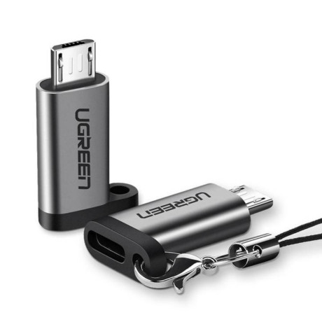 Ugreen usb-c to Micro usb Adapter Us282 Gray (50590) (Ugr50590)
