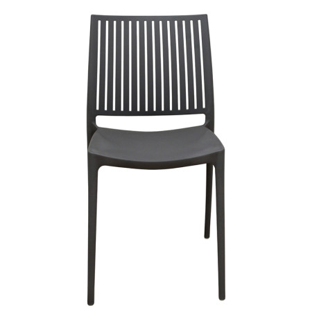 PAOLINA DARK GREY ΚΑΡΕΚΛΑ ΠΟΛ/ΝΙΟΥ 42Χ48Χ79εκ.