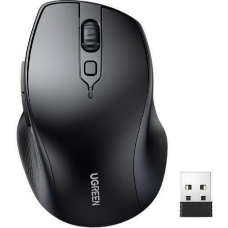 Ugreen Ergonomic Wireless Mouse 90395 Black (90395) (Ugr90395)