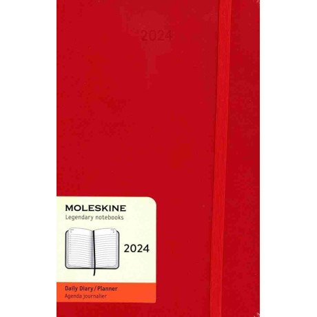 Moleskine 2024 12-Month Daily Large Softcover Notebook
