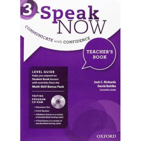 Speak now 3 Teacher's Book (+cd-Rom)