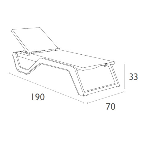 RIO PRO ΞΑΠΛΩΣΤΡΑ TAUPE/TAUPE ΠΟΛ/ΝΙΟΥ 190X70X33εκ.