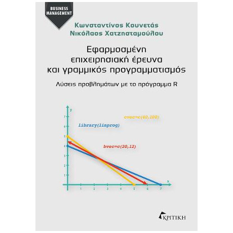 Εφαρμοσμένη Επιχειρησιακή Έρευνα και Γραμμικός Προγραμματισμός