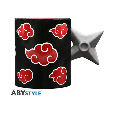 Abysse: Naruto Shippuden - mug 3d Handle - Shuriken Akatsuki (460ml) (Abymuga096)
