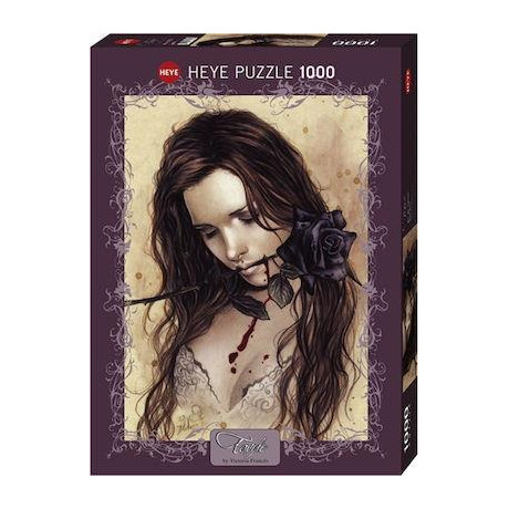 Puzzle 2d 1000 Κομματια Μαυρο Τριανταφυλλο