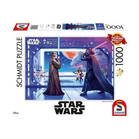 Παζλ 1000 tmx Kinkade Star w. obi Wan's Final Battle