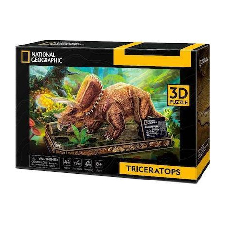 Puzzle Triceratops 3d 44 Κομματια
