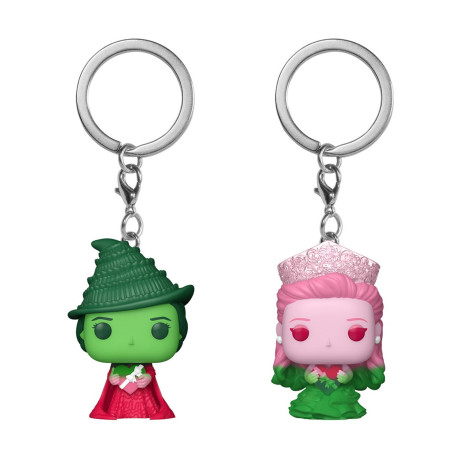Funko Pocket Pop! 2-Pack: Wicked - Glinda & Elphaba (Ombre) Vinyl Figure Keychains