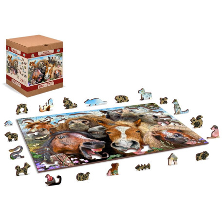 Wooden.city - Ξυλινο Παζλ Αλογα (505 Κομματια)