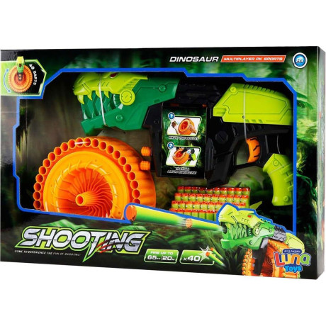 Εκτοξευτης με 40 Μαλακες Σφαιρες 42x7x13cm Luna