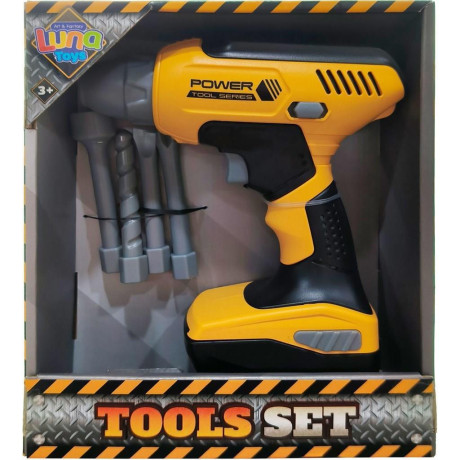 Τρυπανι σετ 5τεμ 17,5χ6χ21,5cm με φωσ Luna