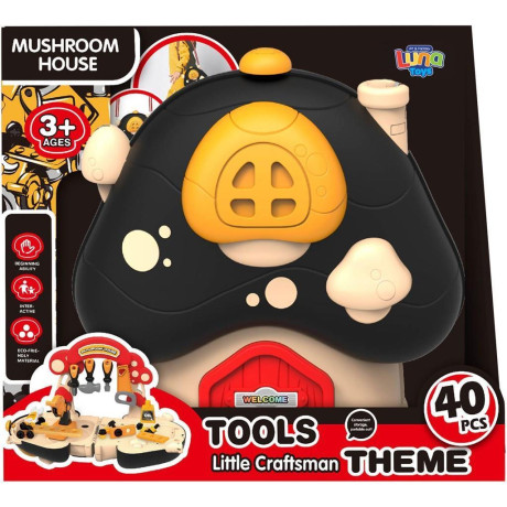 Βαλιτσακι Μανιταρι Εργαλεια σετ 40τμχ 27χ13,5χ24εκ Luna