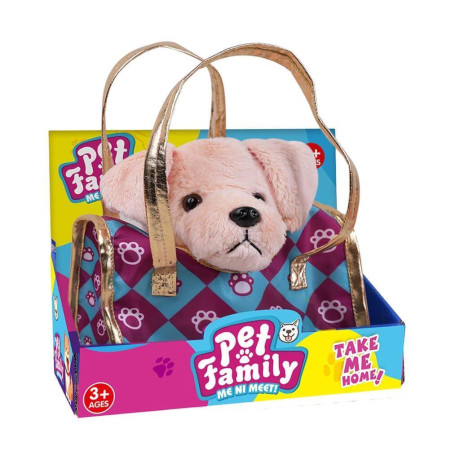 Λουτρινο Σκυλακι 20cm σε Τσαντα  25χ13,5χ20cm Luna