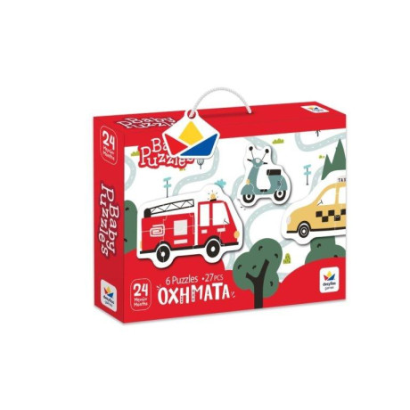 Baby Puzzles – Οχηματα (6 Παζλ 27 Κομματια)