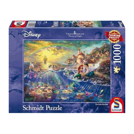 Puzzle η Μικρη Γοργονα 2d 1000 Κομματια