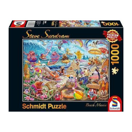Puzzle Steve Sundram: Beach Mania 2d 1000 Κομματια
