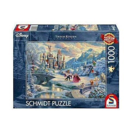 Puzzle Disney Beauty and the Beast‘s Winter Enchantment 2d 1000 Κομματια