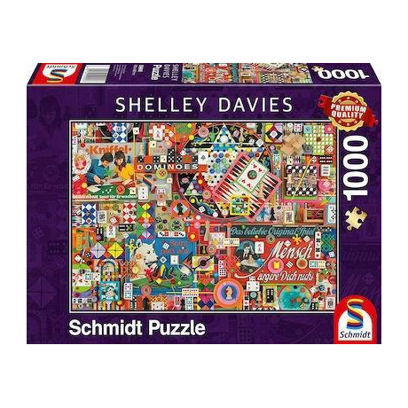 Puzzle Vintage Board Games 2d 1000 Κομματια