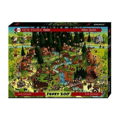 Puzzle Degano Funky zoo 2d 1000 Κομματια
