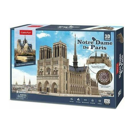 Puzzle Notre Dame Paris 3d 293 Κομματια