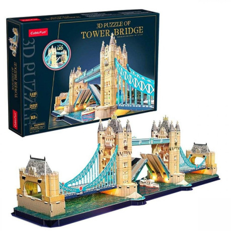 3d Tower Bridge με φωσ led