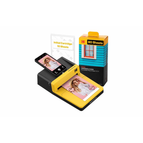 Kodak Dock era 4pass Wireless Smarphone Photo Printer (10 x 15 cm, 4x6inch) + 10 Sheet
