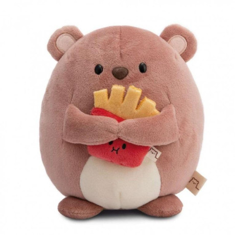 Mymochi - Λουτρινο 27εκ Αρκουδακι Nomo με Τηγανητες Πατατες