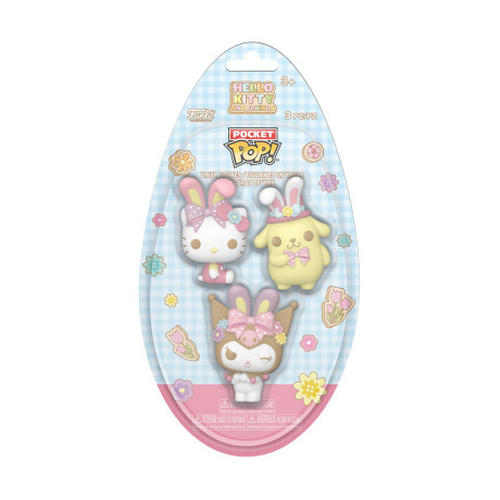 Funko Pocket Pop! 3-Pack: Hello Kitty (Spring) Vinyl Figures