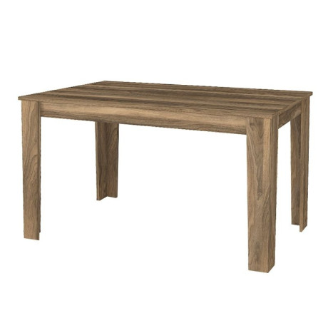 Σετ Τραπεζαρία 5τμχ Darlen - Viva Megapap Χρώμα Καρυδί - Cappuccino 125x72x74εκ.