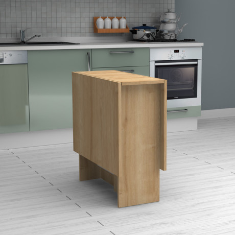 Τραπέζι Pepe Megapap Επεκτεινόμενο Χρώμα Φυσικό Οξιάς 28(56+56)x77x75εκ.