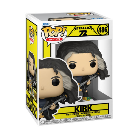 Funko Pop! Rocks: Metallica 72 - Kirk #486 Vinyl Figure