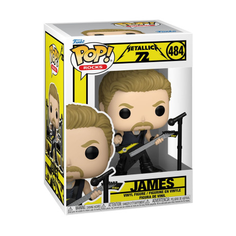 Funko Pop! Rocks: Metallica 72 - James #484 Vinyl Figure
