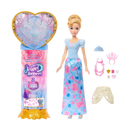 Mattel Disney Dolls: Disney Princess Fashion Dolls - Disney Princess Cinderella With Jewelry box (Jhl50)