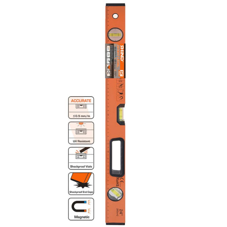 Shind Αλφαδι Αλουμινιου Μαγνητικο 60cm (Shi-94533) (Shi94533)