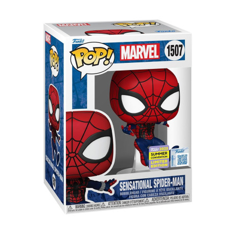 Funko Pop!: Marvel - Sensational Spider-man (Convention Special Edition) #1507 Bobble-Head Vinyl Figure