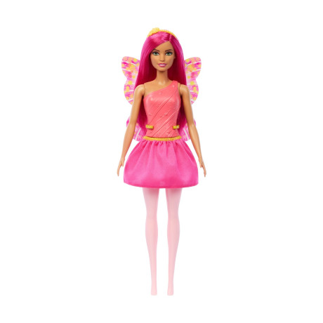 Mattel Barbie: Fairy Ballerina – Pink Dress & Purple Hair Doll (Jkb63)