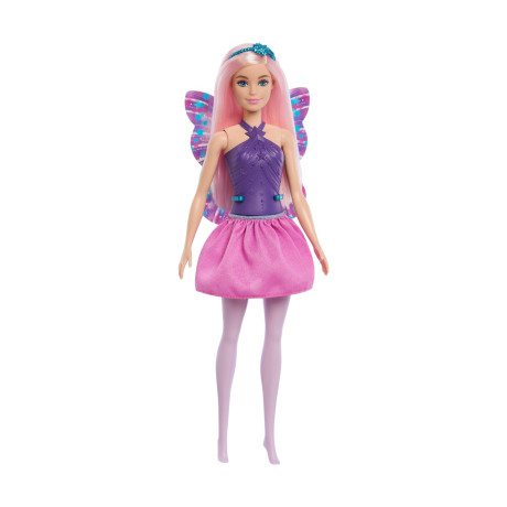 Mattel Barbie: Fairy Ballerina – Purple Dress & Pink Hair Doll (Jkb62)