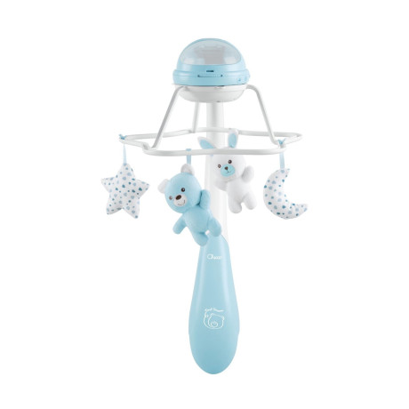 Chicco First Dreams: Βρεφικό Περιστρεφόμενο Κούνιας με Προβολέα, 3 σε 1, Rainbow Σιέλ (Y01-11041-20)