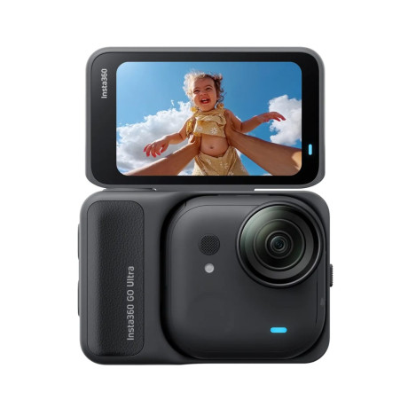 Insta360 go Ultra Creator Bundle Midnight Black - Mini 2-in-1 Tripod, Quick Release Mount, Pivot mnt