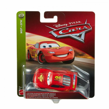 Disney Pixar Cars - wgp - Lightning Mcqueen With Racing Wheels (Flm20)