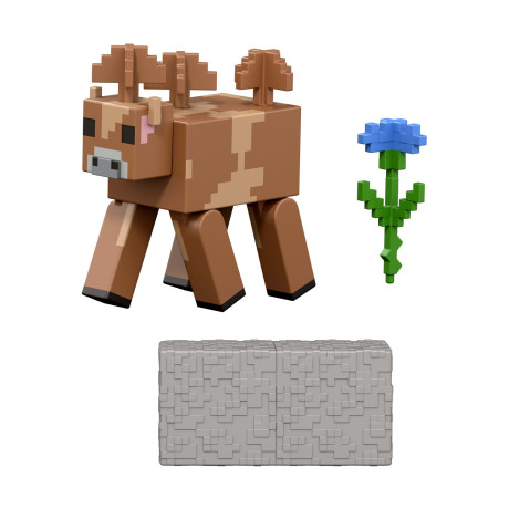 Mattel Minecraft: Redstone Charged - Mooshroom 8cm Figure (Jjr95)