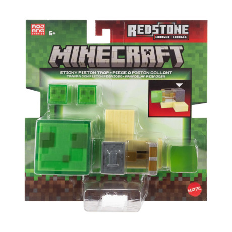 Mattel Minecraft: Redstone Charged - Sticky Piston Trap (Jkk01)