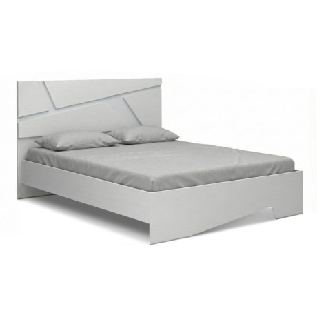 Κρεβάτι Efes Megapap Χρώμα Λευκό 160x200εκ.