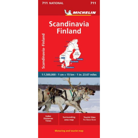 Scandinavia & Finland - Michelin National map 711