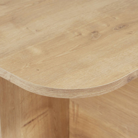 Τραπεζάκι Σαλονιού Becaj Megapap Χρώμα Sapphire oak 120x60x41,4εκ.