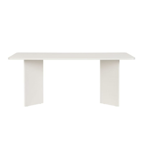 Τραπέζι Linza Megapap Χρώμα Λευκό 180x90x75εκ.